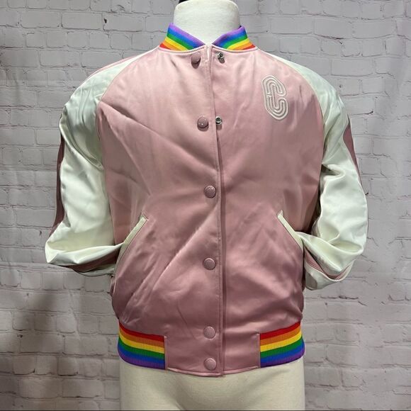COACH RAINBOW SOUVENIR JACKET limited edition. Celebrating the LGBTQ Medium NWT - Picture 4 of 16